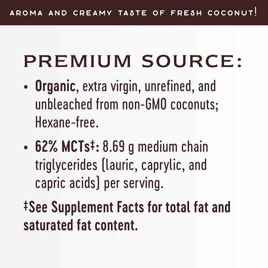Coconut Oil Organic Extra Virgin, NWA